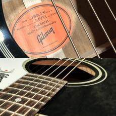 Gibson 60's J-45 Original Ebony Black #21414062 【アジャスタブルサドル仕様のジャキジャキサウンド】_10