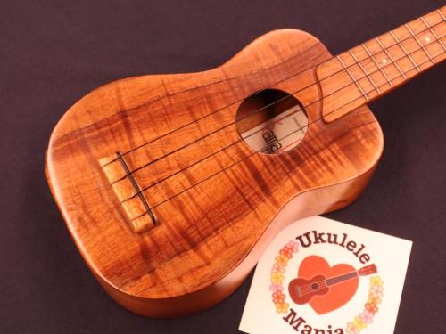 Kamaka MINT! 1980's White Label Curly Koa Soprano #5509