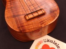 Kamaka MINT! 1980's White Label Curly Koa Soprano #5509_4
