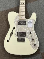 Fender Made in Japan Traditional 70s Telecaster Thinline, Maple Fingerboard, Olympic White_2