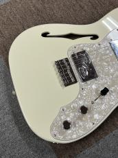 Fender Made in Japan Traditional 70s Telecaster Thinline, Maple Fingerboard, Olympic White_5