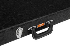 Fender Waylon Jennings Strat/Tele Case, Black Tooled Leather_3