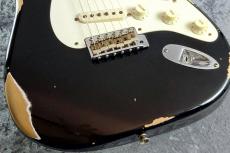 Fender Custom Shop Limited Edition 1957 Stratocaster Relic / Aged Black [3.47kg]_9