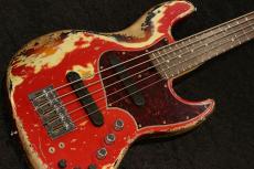 XOTiC Custom Order XJ-1T 5st MH Super Heavy Aged / Candy Apple Red over 3Tone Sunburst【4.37kg】_2