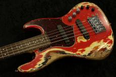 XOTiC Custom Order XJ-1T 5st MH Super Heavy Aged / Candy Apple Red over 3Tone Sunburst【4.37kg】_5