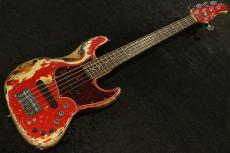 XOTiC Custom Order XJ-1T 5st MH Super Heavy Aged / Candy Apple Red over 3Tone Sunburst【4.37kg】_6