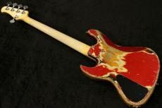 XOTiC Custom Order XJ-1T 5st MH Super Heavy Aged / Candy Apple Red over 3Tone Sunburst【4.37kg】_10