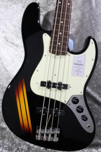Fender Made In Japan 2025 Collection Traditional '60s Jazz Bass/ BLK/3TS【3.80kg】【旧価格商品】