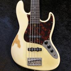 momose MJ・Five1-STD/R-OWH-Aged-#21049【4.25kg】【当店オーダーモデル】【パッシブ5弦ベース】