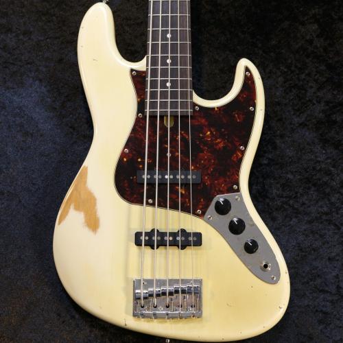 momose MJ・Five1-STD/R-OWH-Aged-#21049【4.25kg】【当店オーダーモデル】【パッシブ5弦ベース】