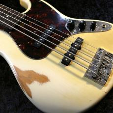 momose MJ・Five1-STD/R-OWH-Aged-#21049【4.25kg】【当店オーダーモデル】【パッシブ5弦ベース】_6