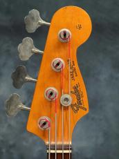Fender 1990 U.S. Vintage 62 Jazz Bass 2-Knob Vinatge White_3