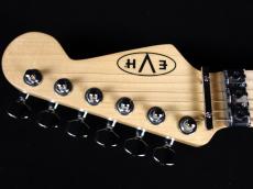 EVH Striped Series Red with Black Stripes_5