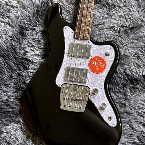 Squier Paranormal Rascal Bass HH, Laurel Fingerboard, White Pearloid Pickguard, Metallic Black【特価】