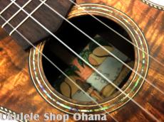 四弦舎 [ML381] リトルコンサート #26506 ハワイアンカーリーコア/インディアンローズウッド_5