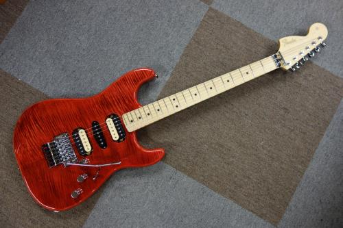 Fender Michiya Haruhata Stratocaster, Maple Fingerboard, Trans Pink