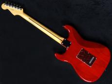 Fender 2024 Collection Made in Japan Hybrid II Stratocaster Flame Sunset Orange Transparent_6