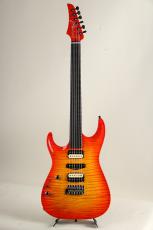 Marchione Guitars Set Neck Carve Top 1pcs Figured Maple H/S/H Left Hand Cherry Sunburst_2