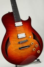 Marchione Guitars Semi Hollow Baritone 59 Burst / Figured Maple&Mahogany Back "The first one" 2023_3
