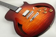Marchione Guitars Semi Hollow Baritone 59 Burst / Figured Maple&Mahogany Back "The first one" 2023_10