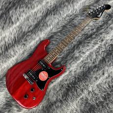 Squier Paranormal Strat-O-Sonic Crimson Red Transparent_2