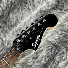 Squier Paranormal Strat-O-Sonic Crimson Red Transparent_5