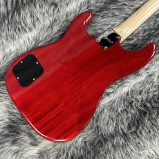 Squier Paranormal Strat-O-Sonic Crimson Red Transparent_6