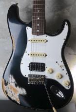 Fender Custom Shop 1969 Stratocaster SSH Heavy Relic Black_8