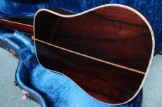 Cat's Eyes CE-350V / D-45 Pre-War Style・Torch Inlay・ Kluson DLX Peg・Solid Spruce Top・Solid Jacaranda Side and Back・ D-45 Type Abalone Trim and Rosette・・Snow flakes Inlay・Long Saddle 【With Martin Old Replica Case_4