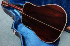 Cat's Eyes CE-350V / D-45 Pre-War Style・Torch Inlay・ Kluson DLX Peg・Solid Spruce Top・Solid Jacaranda Side and Back・ D-45 Type Abalone Trim and Rosette・・Snow flakes Inlay・Long Saddle 【With Martin Old Replica Case_5