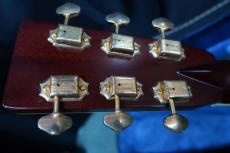 Cat's Eyes CE-350V / D-45 Pre-War Style・Torch Inlay・ Kluson DLX Peg・Solid Spruce Top・Solid Jacaranda Side and Back・ D-45 Type Abalone Trim and Rosette・・Snow flakes Inlay・Long Saddle 【With Martin Old Replica Case_7