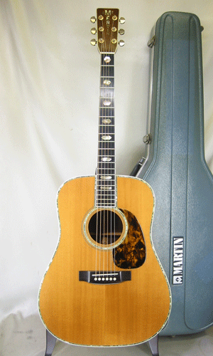 Martin D-45 / Solid Abalone Inlay・Grover Gold Peg・Solid Rosewood Side and Back【With Original Bule Case 】
