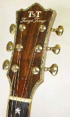 Terry's Terry TJ-100 Special Custom /　Abalone Trim Top and Side and Back / Solid Honduras Rosewood Side and Back 【With Original Hard Case】 2003年製_3