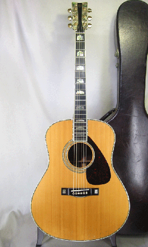 YAMAHA L-53 Custom / Solid Abalone Trim & Head Inlay・Solid Ezo Spruce Top・Solid Jacaranda Side and Back・Terry Nakamoto Label Sign 【With Original Custom Hard Case】1981年製