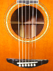 YAMAHA LA-57 Custom / Flagship Model・Head Custom Inlay・Solid Spruce Top・Solid Jacaranda Side and Back・Maple Binding・Abalone Rosette 【With Original Hard Case】 1991年製_7
