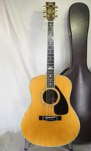 YAMAHA L-55 Custom /　Flagship Model・Solid Abalone Trim・Solid Premium Grade Ezo Spruce Top・Solid Premium Grade Jacaranda Side and Back・Terry Nakamoto Sign 【With Original Hard Case】　1984年製