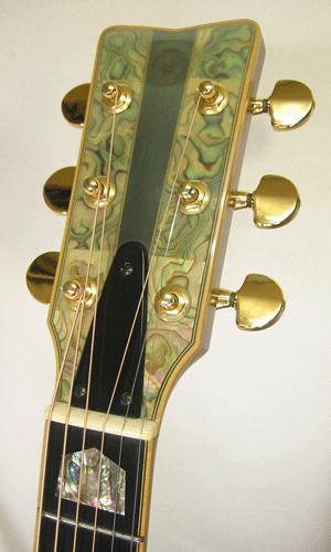 YAMAHA LL-53D.BR Custom / Solid Abalone Trim & Rosette