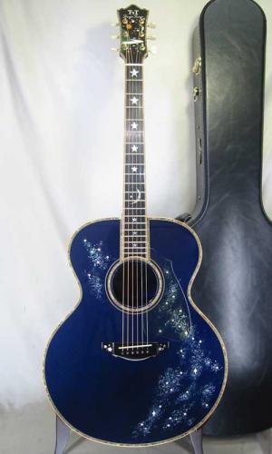 Terry's Terry TCJ-100 "Star Blue" Custom / Premium Spruce Top・Premium Flamed Curly Maple Side and Back・Clear Guard・Ebony Fingerboard and Bridge【With Original Case】2008年製