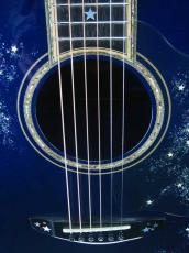 Terry's Terry TCJ-100 "Star Blue" Custom / Premium Spruce Top・Premium Flamed Curly Maple Side and Back・Clear Guard・Ebony Fingerboard and Bridge【With Original Case】2008年製_7