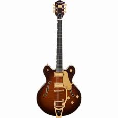 Gretsch Broadkaster LX Figured Center Block with String-Thru Bigsby and Gold Hardware -Havana Burst-