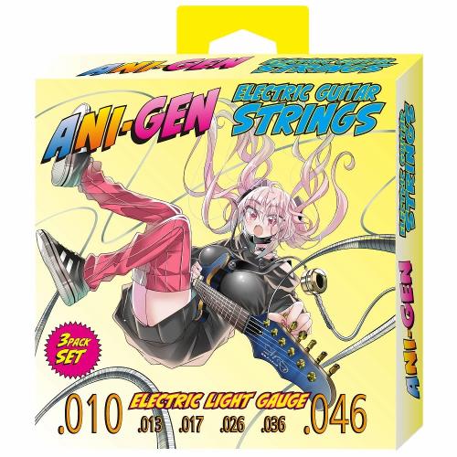 KIKUTANI ANI-SE10 エレキギター弦 3SETパック 10-046《エレキギター弦》【オンラインストア限定】