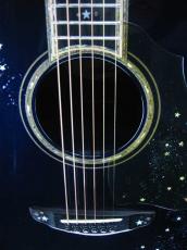 Terry's Terry TJ-100 "Star Blue" Custom / Premium Spruce Top・Premium Flamed Curly Maple Side and Back・Clear Guard・Ebony Fingerboard and Bridge【With Original Case】2004年製_7