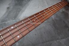 Spector LG5ALEXBKDP Legend 5 Alex Webster Solid Black Gloss with Drip Pattern_5