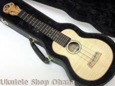 夢弦堂 ソプラノロングネック カーリーメイプル/カーリー栃 #137 中古委託_5