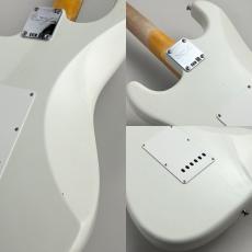 Fender Custom Shop 【漆黒指板】1963 Stratocaster Journeyman Relic -Aged Olympic White- #CZ578505 ≒3.57kg_9