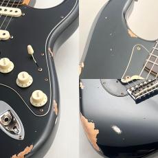 Fender Custom Shop F24 Limited 1967 Stratocaster Relic Aged Black #CZ584189 ≒3.61kg_3