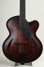 Victor Baker Guitars Model 15 Archtop 1 Pickup w/Ebony Pickguard Broun Sunburst with satin topcoat S/N:757