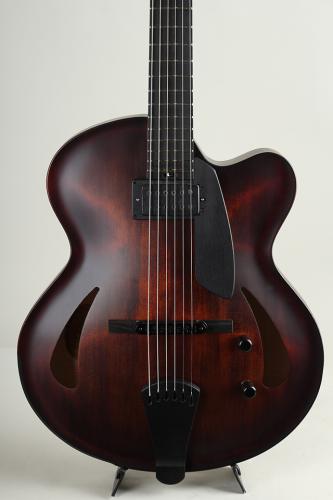 Victor Baker Guitars Model 15 Archtop 1 Pickup w/Ebony Pickguard Broun Sunburst with satin topcoat S/N:757