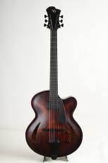 Victor Baker Guitars Model 15 Archtop 1 Pickup w/Ebony Pickguard Broun Sunburst with satin topcoat S/N:757_2