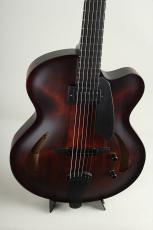 Victor Baker Guitars Model 15 Archtop 1 Pickup w/Ebony Pickguard Broun Sunburst with satin topcoat S/N:757_3